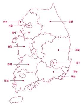 전국 지도