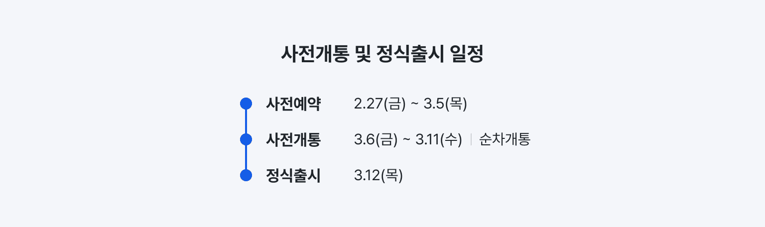 사전예약 얼리버드 신청 소개